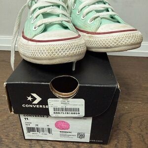 Converse Kids' Light Green Sneakers